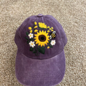 Hand embroidery baseball hat