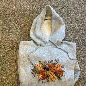 Hand Embroidered Hoodie