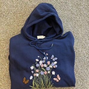 Hand Embroidered Hoodie